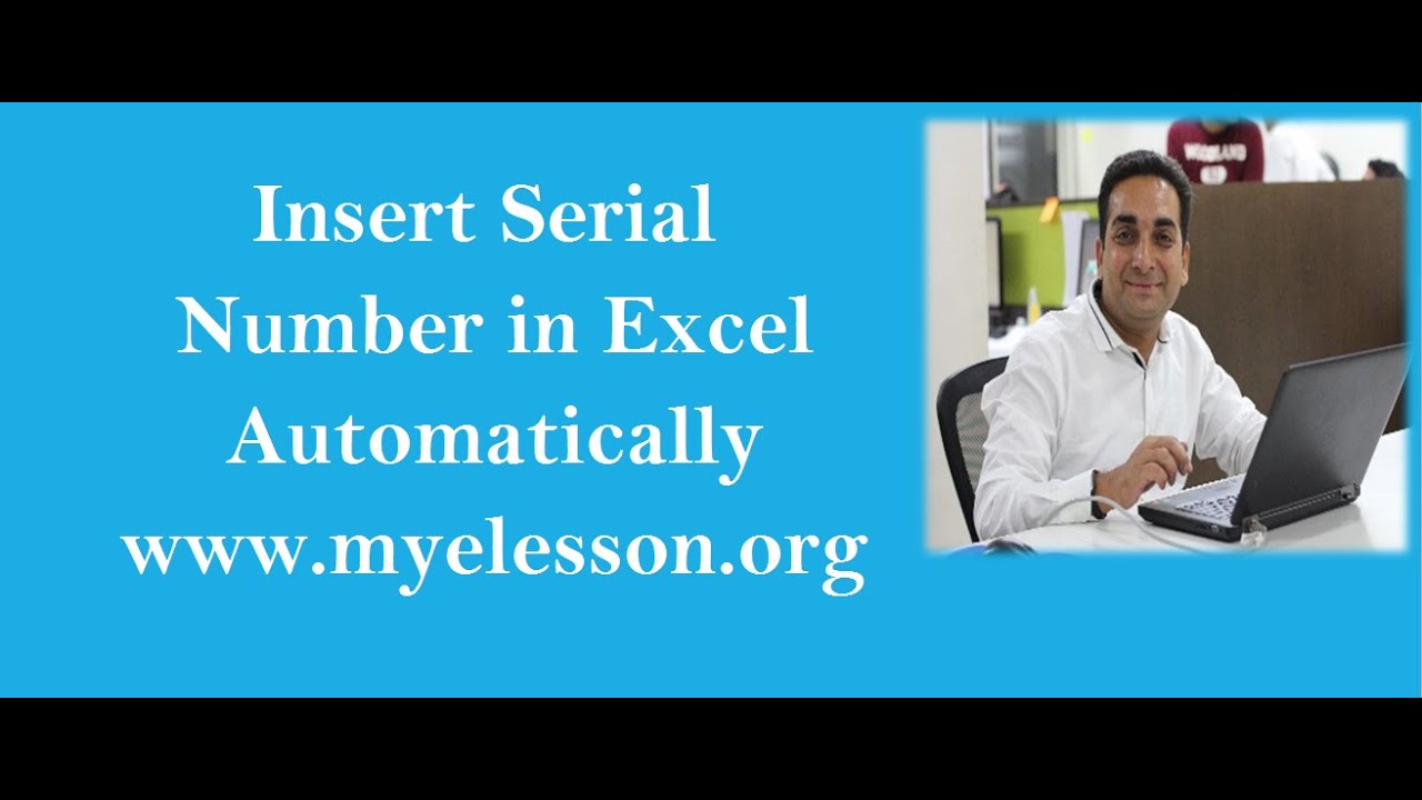 excel formula for serial number